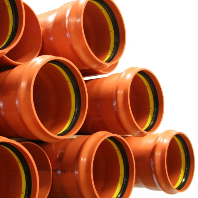 Sewage pipe small bundle PVC