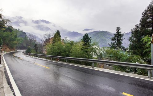 Road and weather